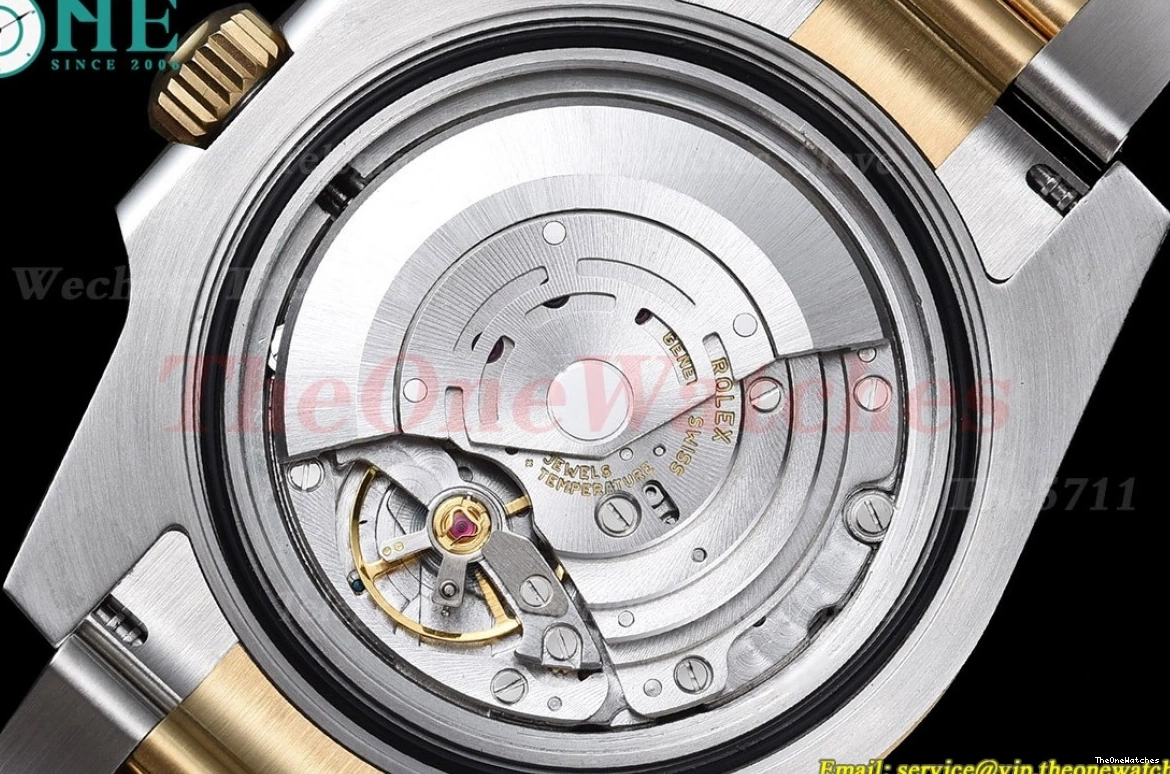 116613LN VS3135 Black Submariner 904L YG Dial SS CLEAN 0326